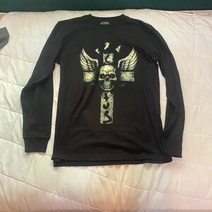 Travis Scott Black Long Sleeve crucifix